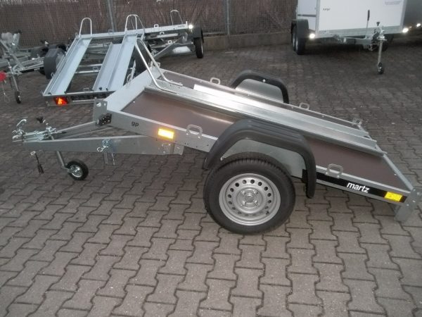 Motorradanhänger für 1 Motorrad  kippbar 750kg – Bild 3