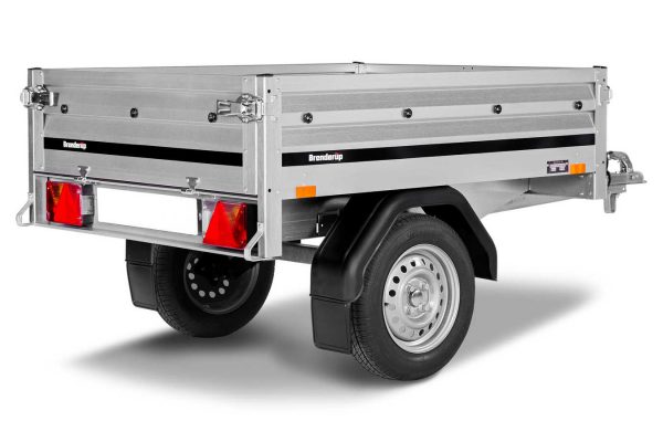 Kastenanhänger Hochlader 750 kg ungebremst 144x116x35cm 3150SUB750 Brenderup – Bild 3
