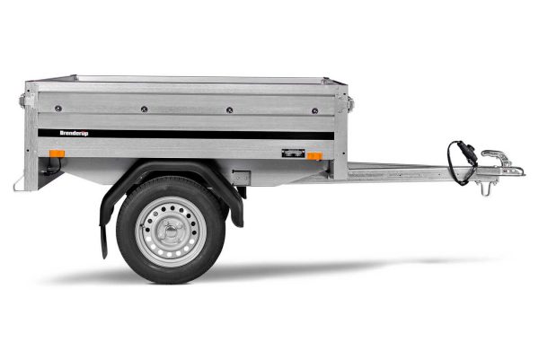 Kastenanhänger Hochlader 750 kg ungebremst 144x116x35cm 3150SUB750 Brenderup – Bild 2