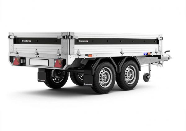 Pritschenanhänger ALU 1500 kg gebremst 4260ATB1500 Tandem 259x143x35cm