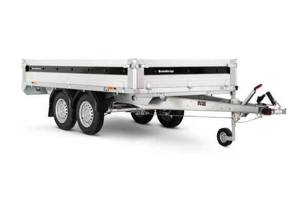 Pritschenanhaenger ALU 2000 kg gebremst 4310ATB2000 Tandem 309x169x35cm