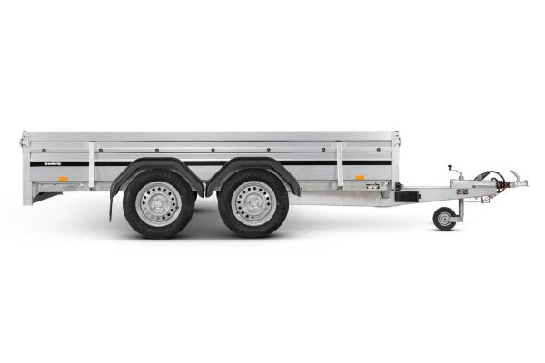 Kastenanhänger Stahl 2000 kg Tandem gebremst 2300STB2000 302x153x40cm – Bild 3