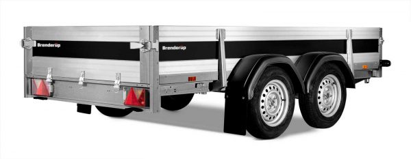 Kastenanhänger ALU 2000 kg Tandem gebremst 2300ATB2000 302x153x40cm – Bild 2