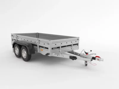 Kastenanhänger Stahl 2000 kg Tandem gebremst 302x153x40cm