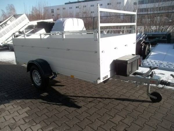 Kastenanhänger ALU 2000 kg Tandem GTT2000. 251x126x30cm – Bild 2