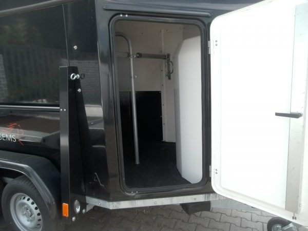 Pferdeanhänger 2000 kg  PTH2000 Excelente Schwarz 331x166x236cm – Bild 9