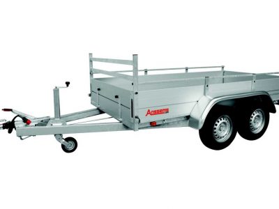Kastenanhänger ALU 2500 kg Tandem gebremst BSX2500. 251x130x30cm
