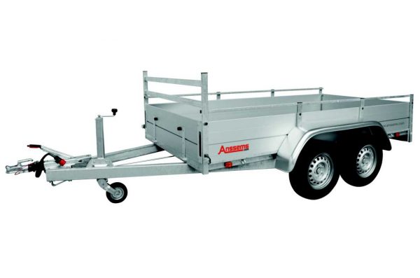 Kastenanhänger ALU 2500 kg Tandem gebremst BSX2500. 251x130x30cm