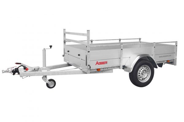 Kastenanhänger ALU 1500 kg gebremst BSX1500. 301x150x35cm