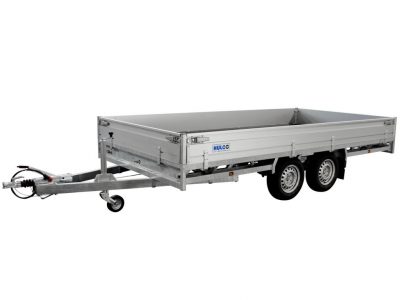 Pritschenanhänger ALU 3000 kg gebremst Tandem MEDAX-2 3000. 335x183x30cm