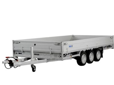 Pritschenanhänger ALU 3500 kg Tridem MEDAX-3 3500. 611x223x30cm