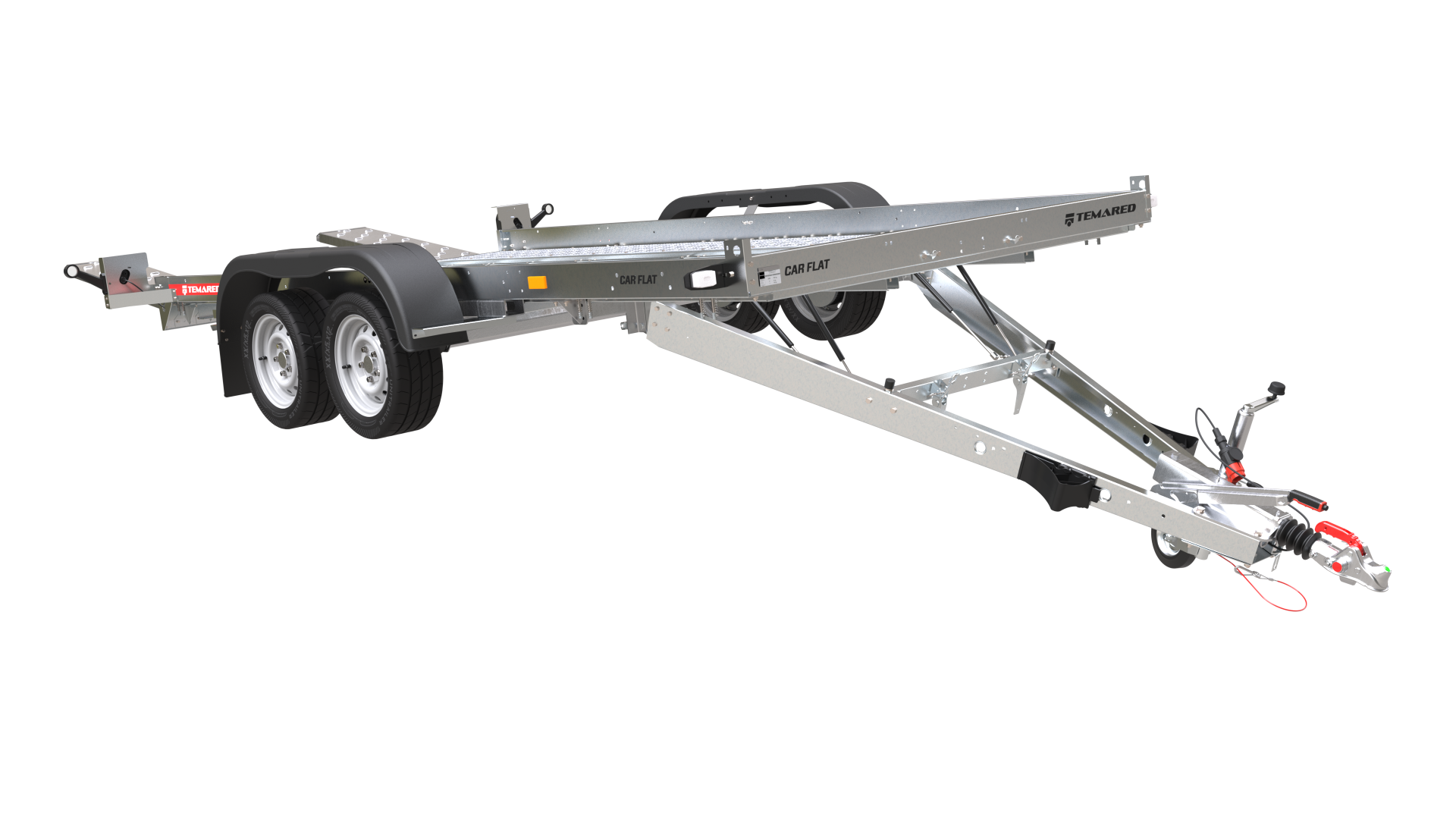 PKW-Anhänger 401x201x30cm 2700 kg kippbar Seilwinde 274020 in