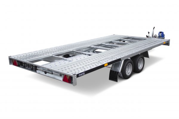 Autotransportanhänger 2700kg Stahl Hochlader kippbar 406x200cm – Bild 3