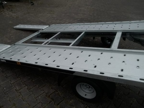 Autotransportanhänger Hochlader 1500 kg kippbar 361x190cm – Bild 5