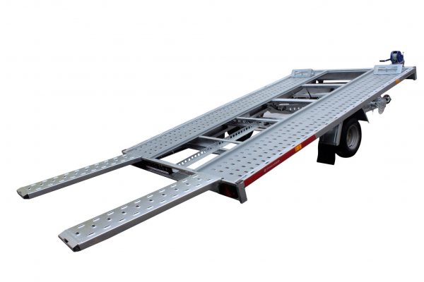 Autotransportanhänger Hochlader 1500 kg kippbar 361x190cm