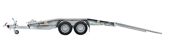 Autotransportanhänger Hochlader 2700kg Stahl 403x205cm – Bild 3
