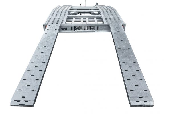 Autotransportanhänger Hochlader 2700kg Stahl 403x205cm – Bild 6