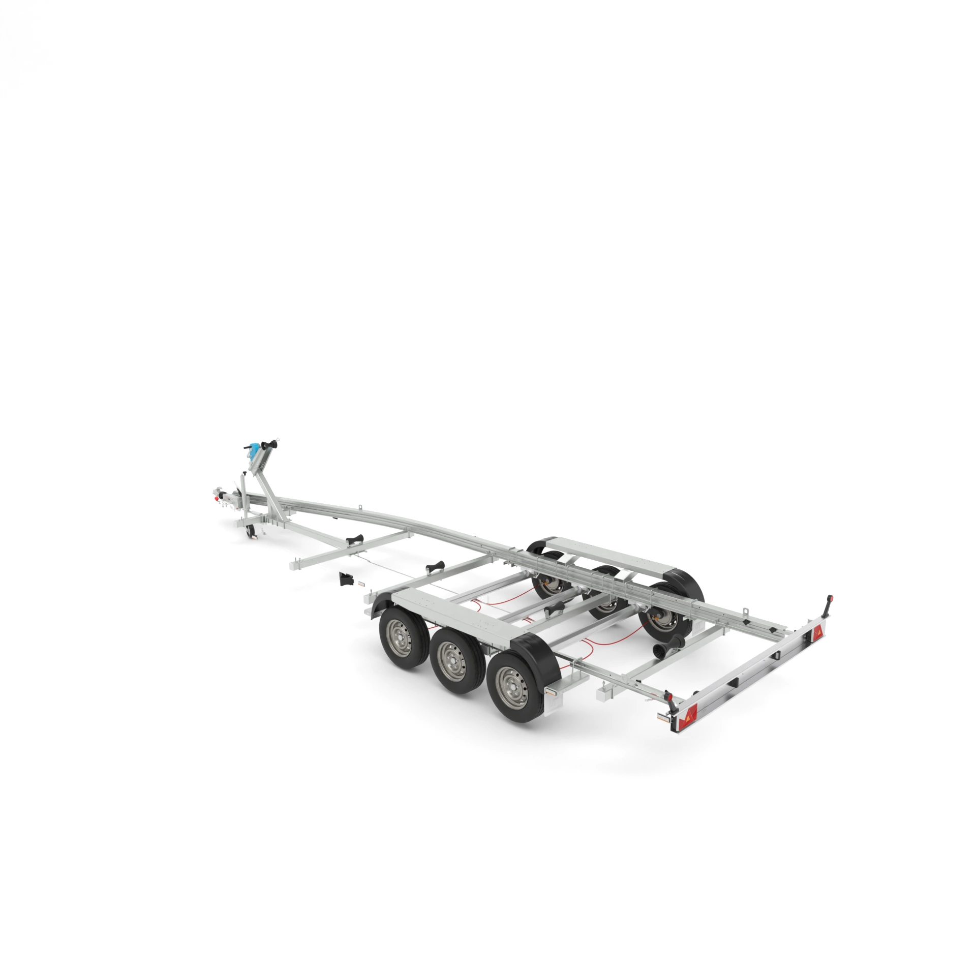 Bootsanhänger ALU 3500kg Tridem 9,15m – Bild 2