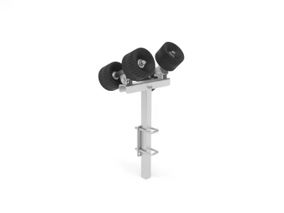 ROLLENSTÜTZE 4x Rolle + HALTERUNG 100/120X40
