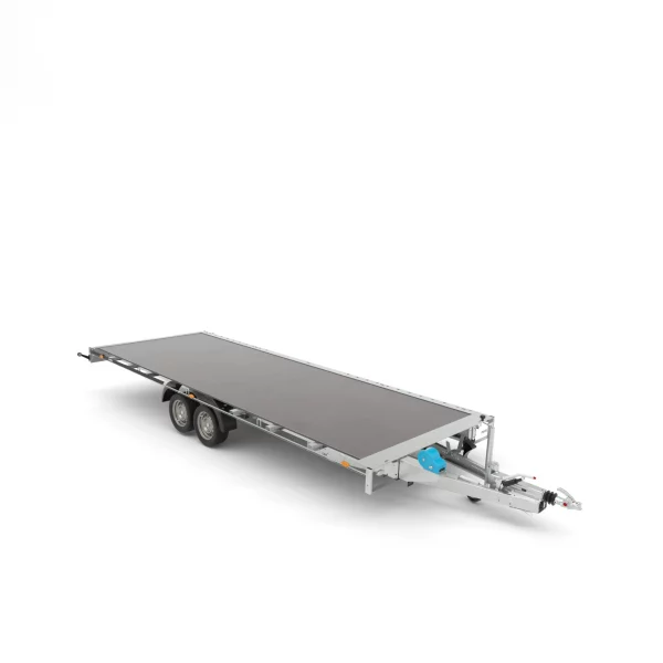 Autotransportanhänger Stahl 3500 kg Tandem Holzboden 590x211cm – Bild 2