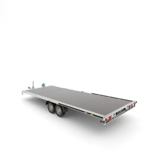 Autotransportanhänger Stahl 3500 kg Tandem Holzboden 590x211cm