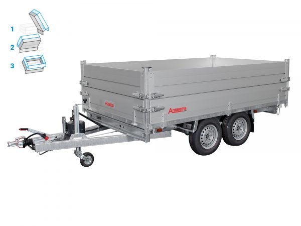 Aufsatzbordwände KSX mit Kippfunktion 305x178x35 – Bild 2