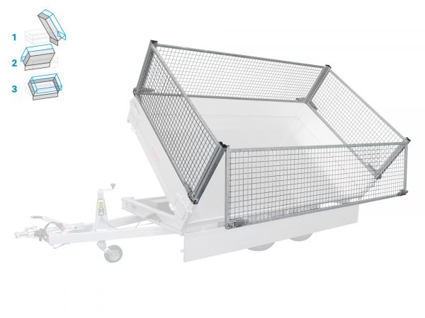 Gitteraufsätze KSX mit Kippfunktion 305x178x70 – Bild 3