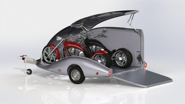 Motorradanhänger  2 Motorräder Lorgano BIG AERO – Bild 7