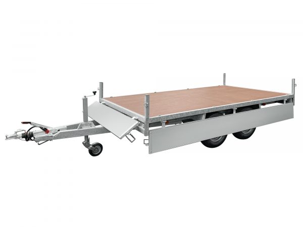 Hochlader Anhänger ALU 2000 kg Tandem ASX 2000. 325x178x180cm – Bild 2