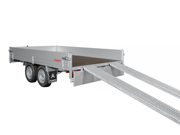 Hochlader Anhänger ALU 2500 kg  ASX 2500. 325x178x30cm – Bild 2