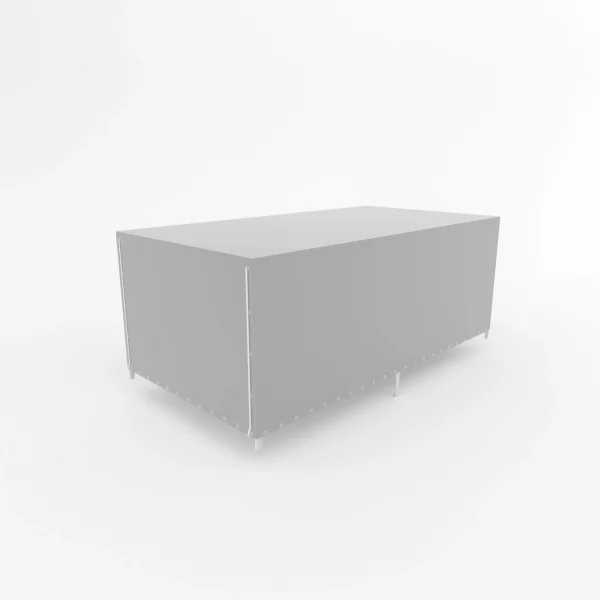 HOCHPLANE MIT GESTELL 450x211x150cm