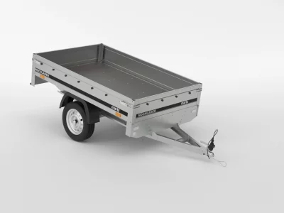 Kastenanhänger Hochlader Stahl 750 kg ungebremst 201x124cm