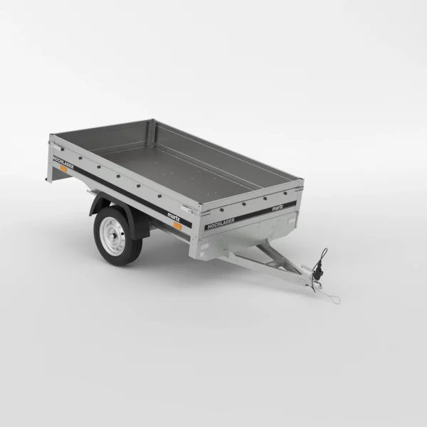 Kastenanhänger Hochlader Stahl 750 kg ungebremst 201x124cm