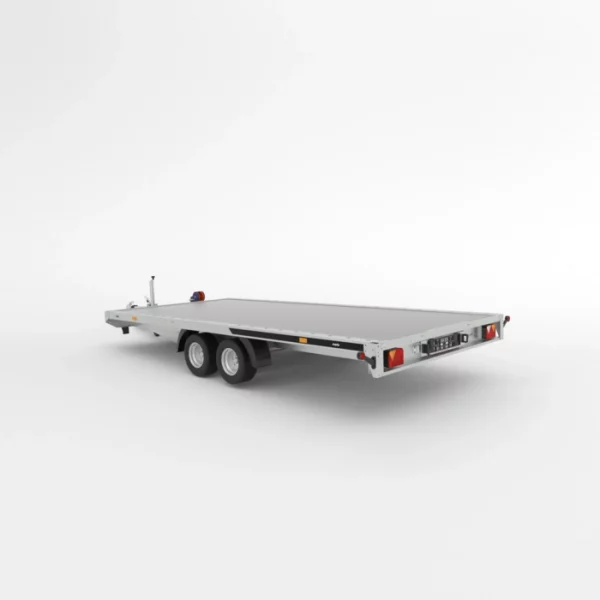 Autotransportanhänger Stahl 2700 kg Holzboden 450x211cm – Bild 2
