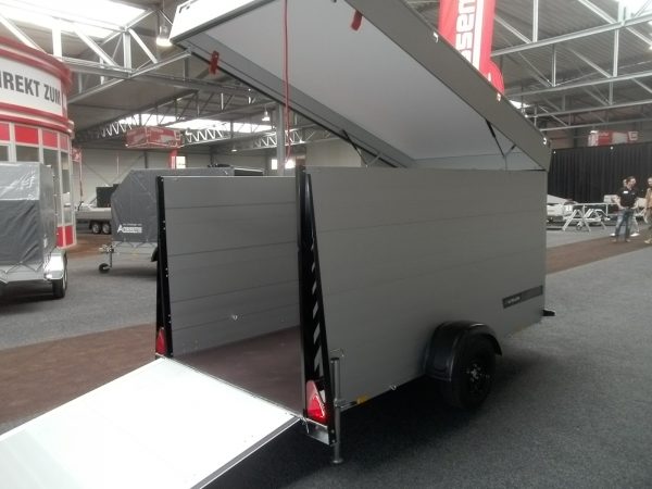Kofferanhänger 1500 kg ALU gebremst GTB1500.VT3 301x151x150cm extra tief – Bild 6
