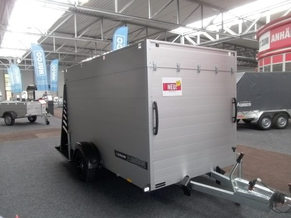 Kofferanhänger 1500 kg ALU gebremst GTB1500.VT3 301x151x150cm extra tief – Bild 8