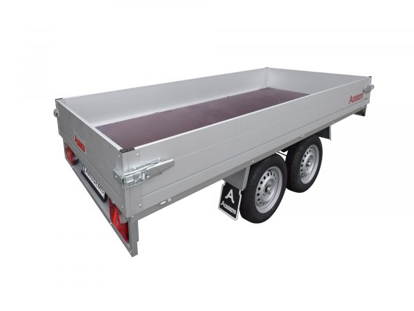 Pritschenanhänger ALU 750kg Tandem PLTT750. 251x150x30cm – Bild 2