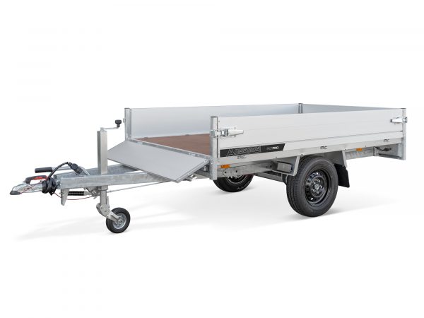 Pritschenanhänger ALU 750 kg ungebremst PLT-1 750. 305x150x30cm Pro – Bild 3