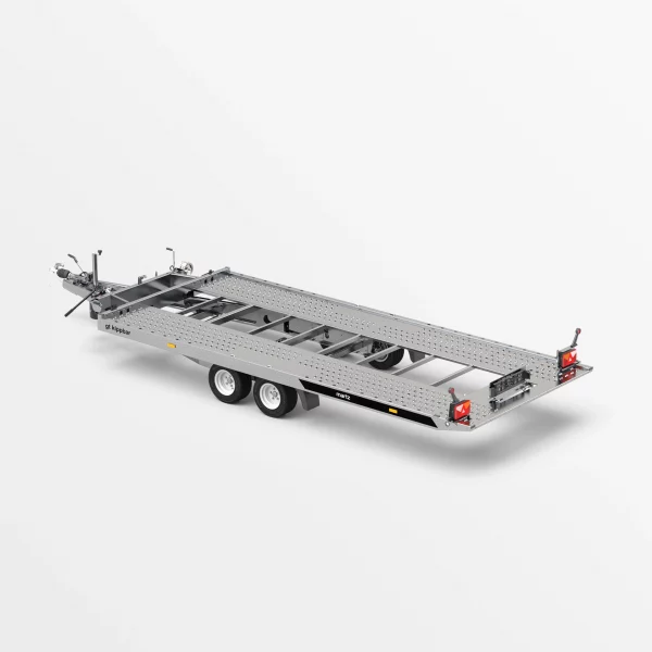 Autotransporter 3000 kg kippbar Stahl 500x206cm – Bild 4