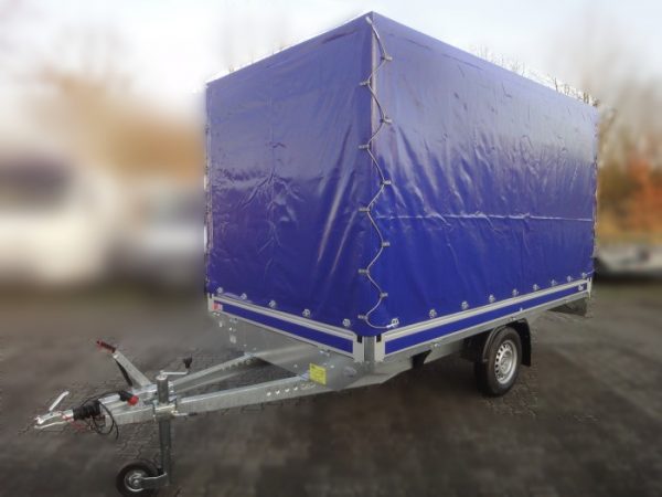 Pritschenanhänger ALU 1350 kg gebremst 310x160x40cm – Bild 6