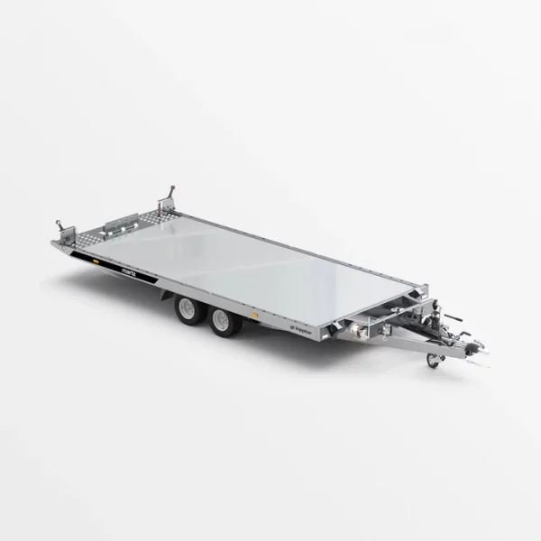 Autotransportanhänger 3000kg Tandem Stahl kippbar 480x210cm – Bild 2
