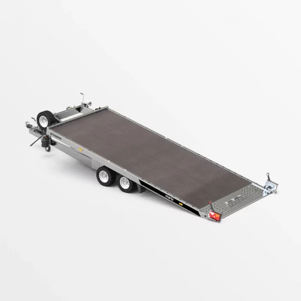 Autotransporter 3000 kg kippbar Stahl/Holz 450x200cm – Bild 5