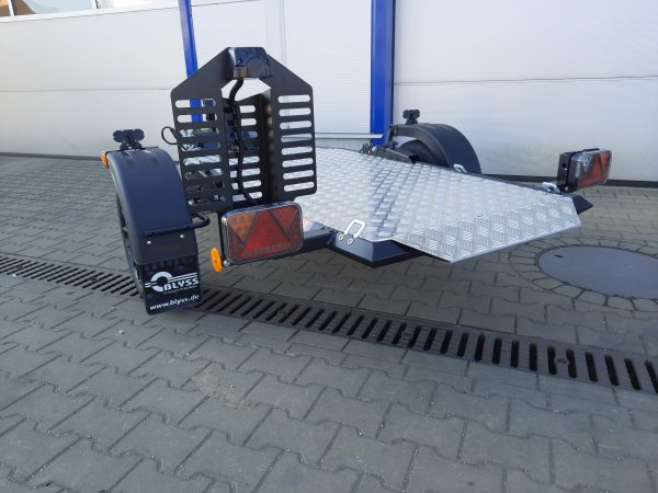 Motorradanhänger 750kg absenkbar und zum Zusammenklappen ungebremst - 100 KM/H – Bild 19