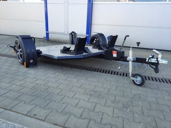 Motorradanhänger 750kg absenkbar und zum Zusammenklappen ungebremst - 100 KM/H – Bild 9