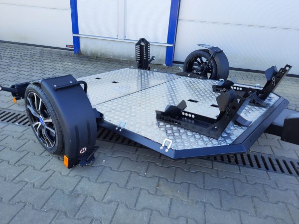 Motorradanhänger 750kg absenkbar und zum Zusammenklappen ungebremst - 100 KM/H – Bild 10