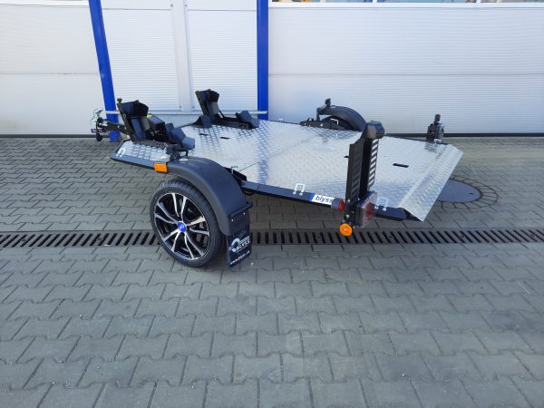 Motorradanhänger 750kg absenkbar und zum Zusammenklappen ungebremst - 100 KM/H – Bild 14