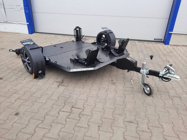 Motorradanhänger 750kg absenkbar und zum Zusammenklappen ungebremst – 100 KM/H – Bild 4