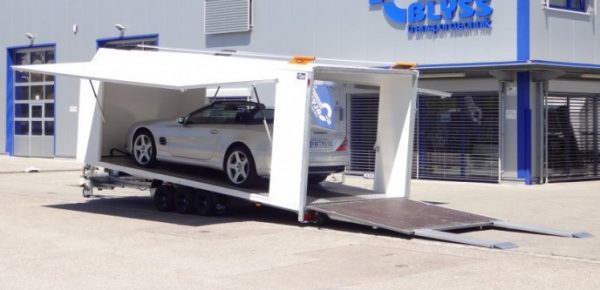 Autotransportanhänger Kofferanhänger 3500kg Tridem Deluxe – Bild 8