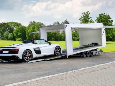 Autotransportanhänger Kofferanhänger 3500kg Tridem Deluxe