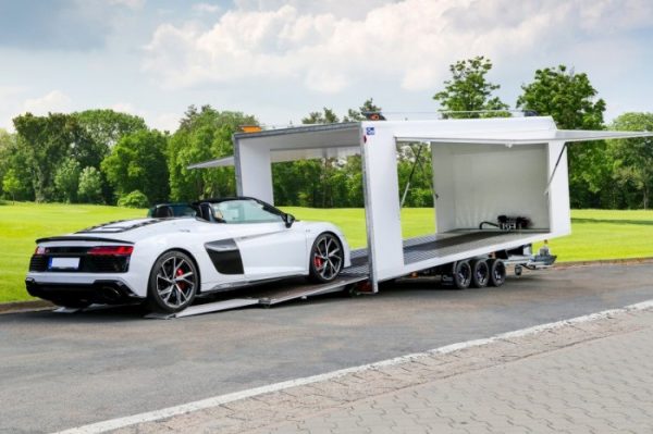 Autotransportanhänger Kofferanhänger 3500kg Tridem Deluxe